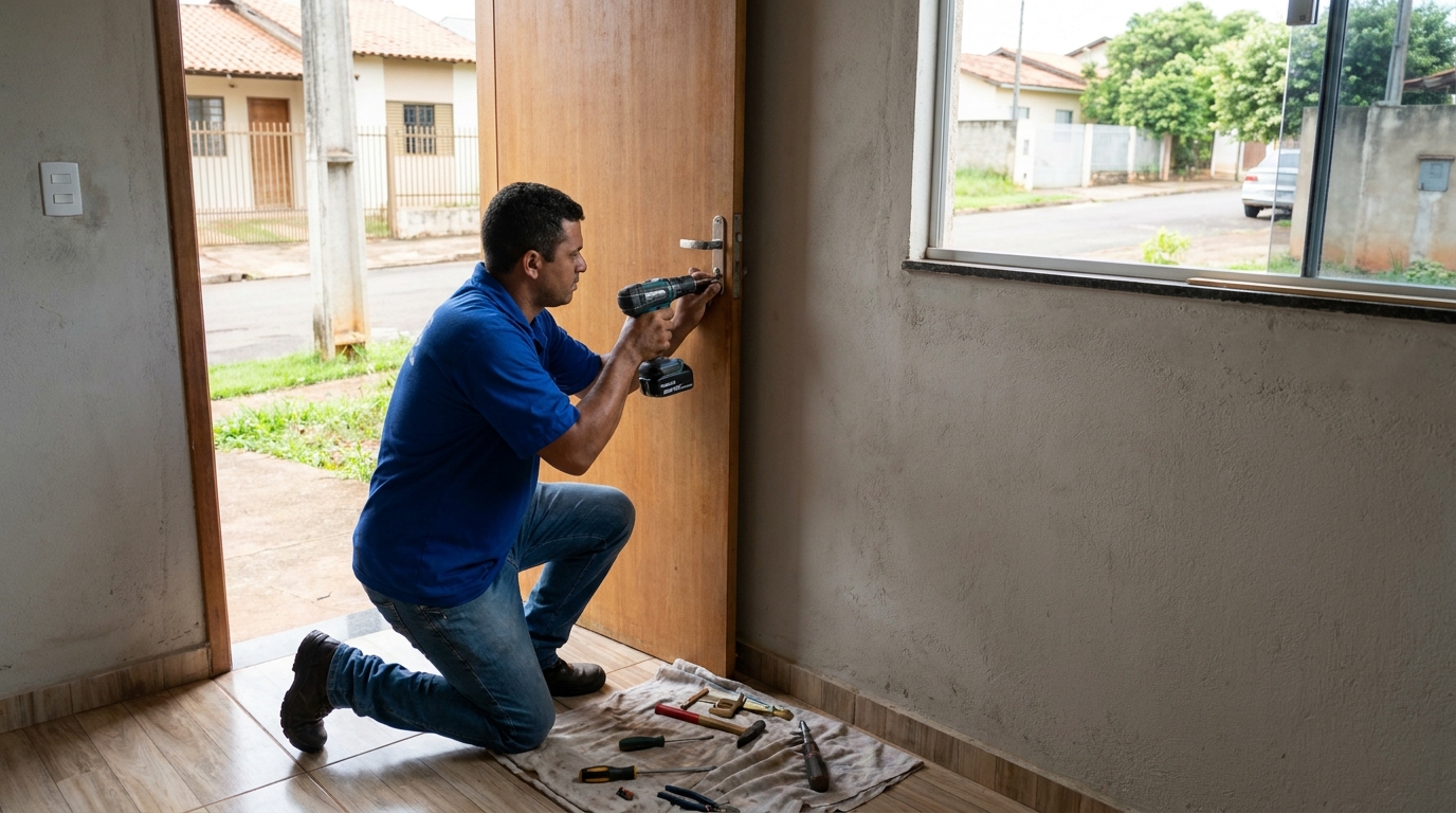 Instalação de Fechadura Residencial profissional em Fortaleza‑CE